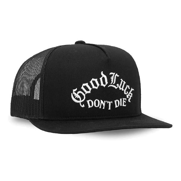 LOSER MACHINE GOOD LUCK DONÕT DIE TRUCKER BLACK
