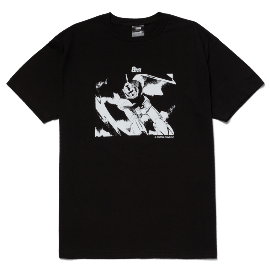 HUF X GUNDAM RISING T-SHIRT BLACK