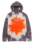 HUF HIGH DYE PULLOVER TIEDYE HOOD ORANGE