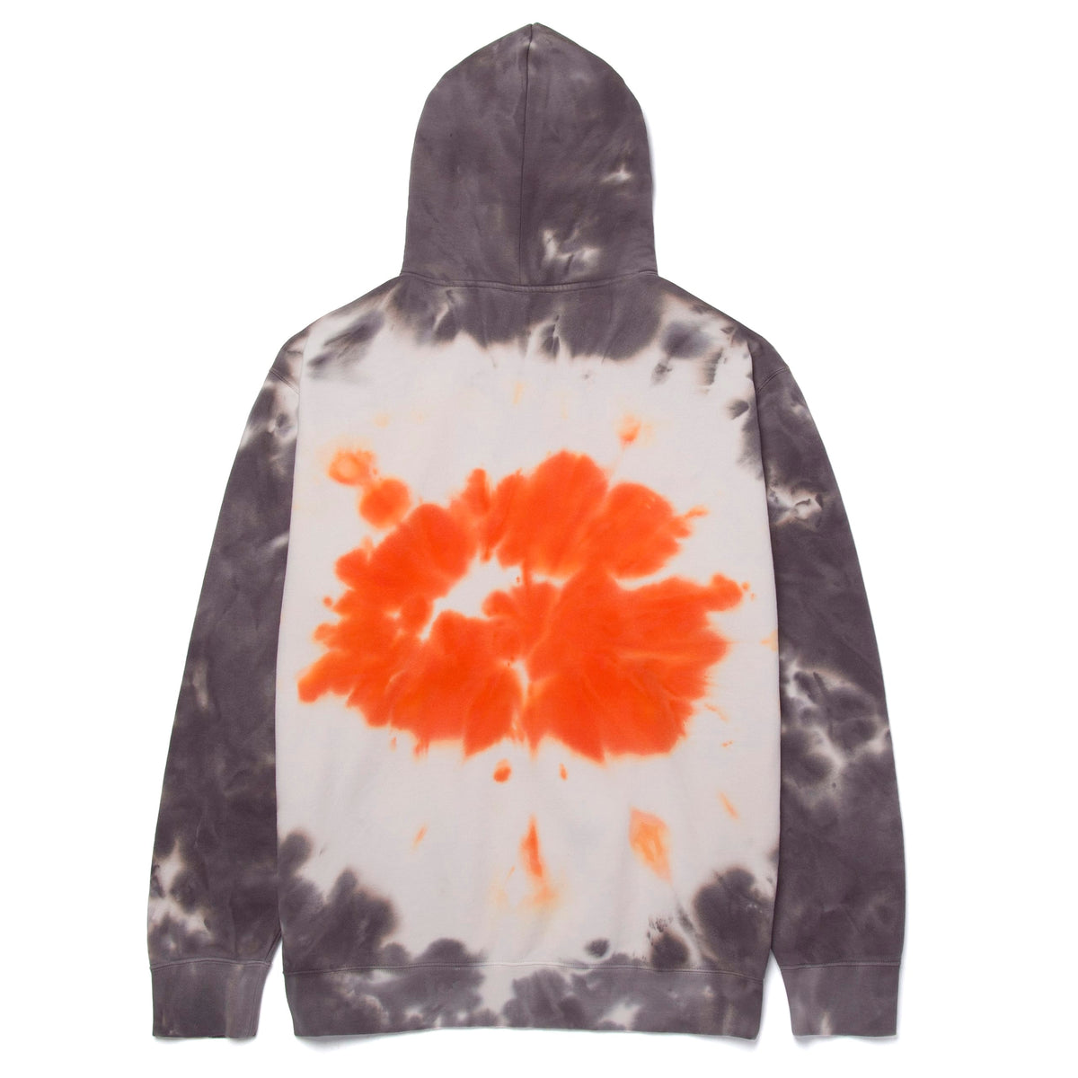 HUF HIGH DYE PULLOVER TIEDYE HOOD ORANGE