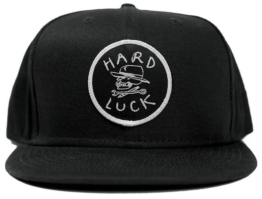 HARD LUCK HAT - OG LOGO SNAPBACK BLACK - The Drive Skateshop