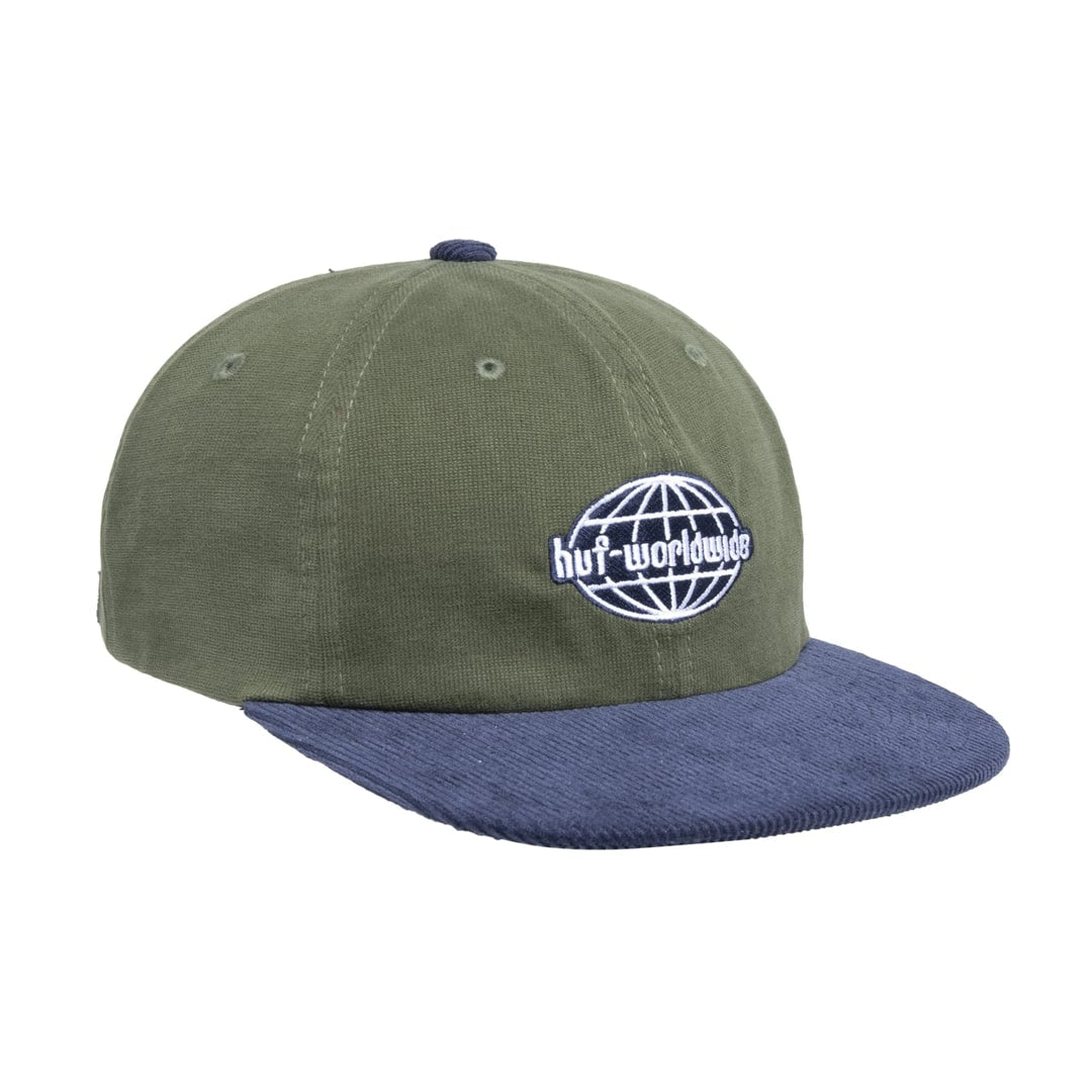 HUF GLOBAL CORDYROY 6-PANEL BASIL 