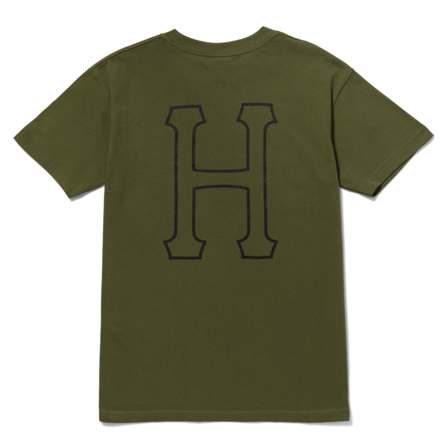HUF SET H TEE OLIVE 