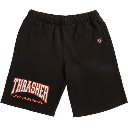 HUF DEEP DRIVE FLEECE SHORT BLACK