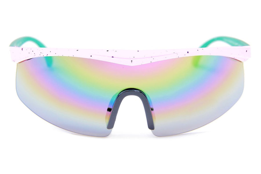HAPPY HOUR SHADES FIRE BIRDS PINK/TEAL - The Drive Skateshop