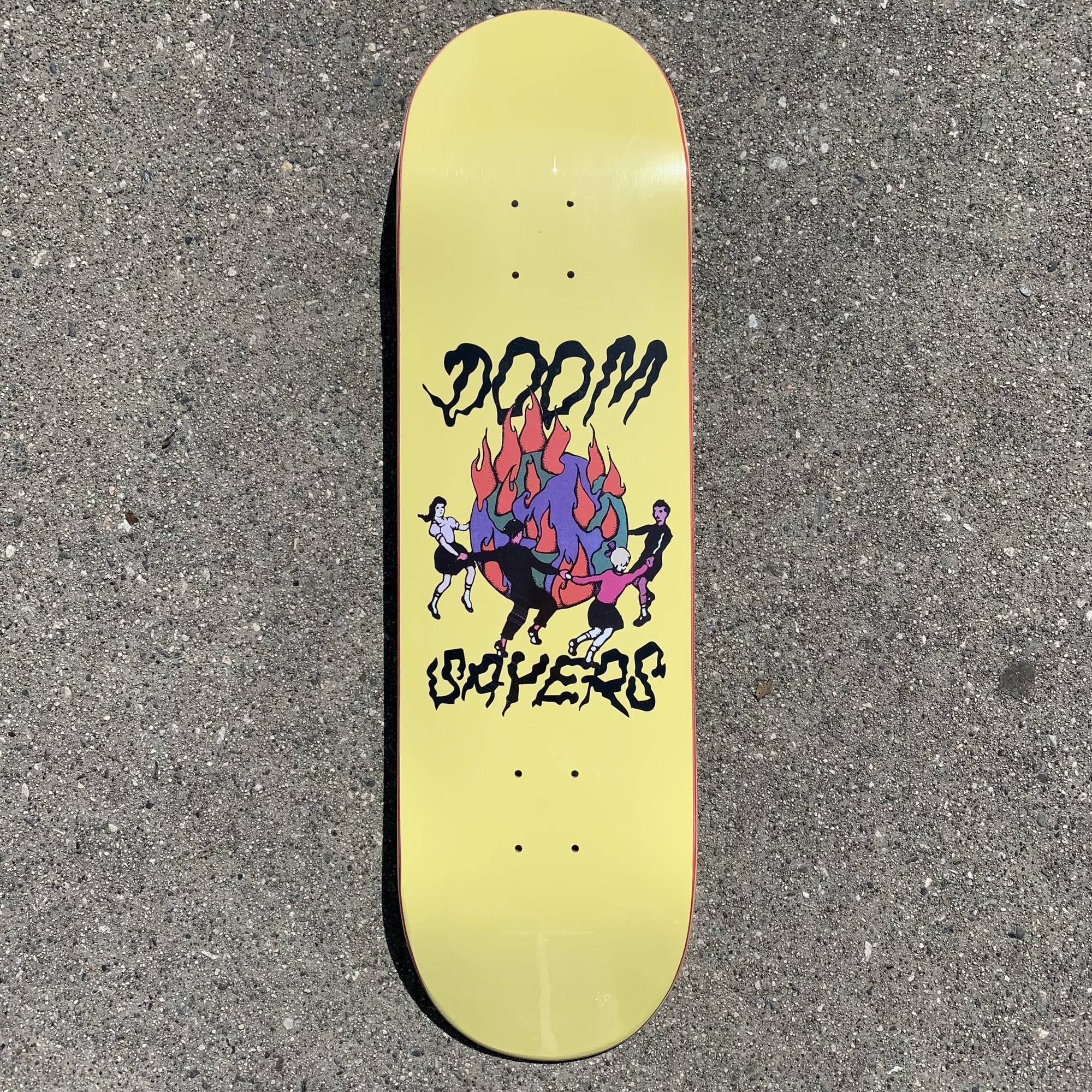 DOOMSAYERS DECK - WORLD ON FIRE (8.75&quot;) - The Drive Skateshop