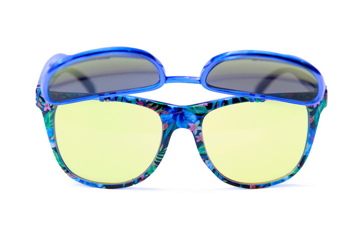 HAPPY HOUR FLIP UPS TROPICAL BOOMPAS BLUE MIRROR/YELLOW - The Drive Skateshop