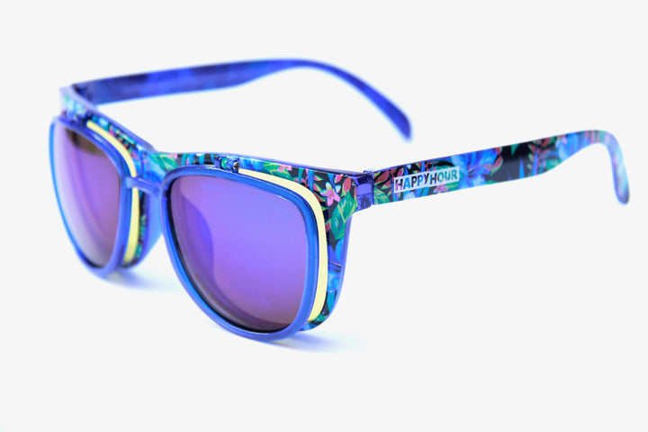 HAPPY HOUR FLIP UPS TROPICAL BOOMPAS BLUE MIRROR/YELLOW - The Drive Skateshop