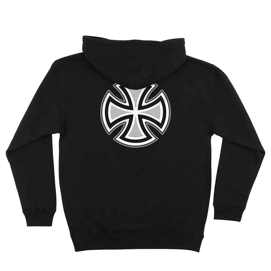 INDEPENDENT HOODIE REBAR/CROSS BLACK - The Drive Skateshop