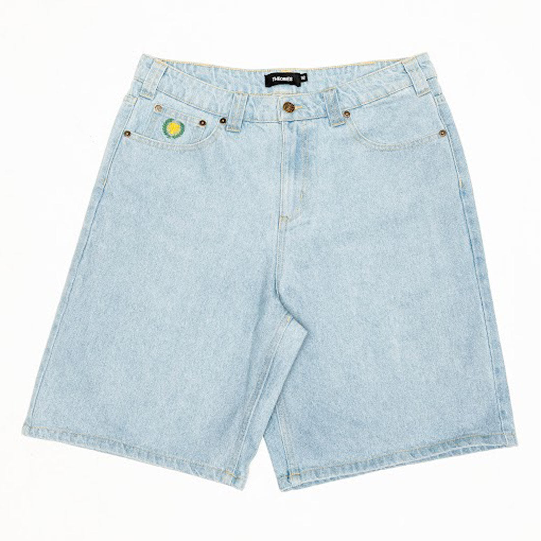 THEORIES PLAZA SHORTS LIGHTWASH BLUE