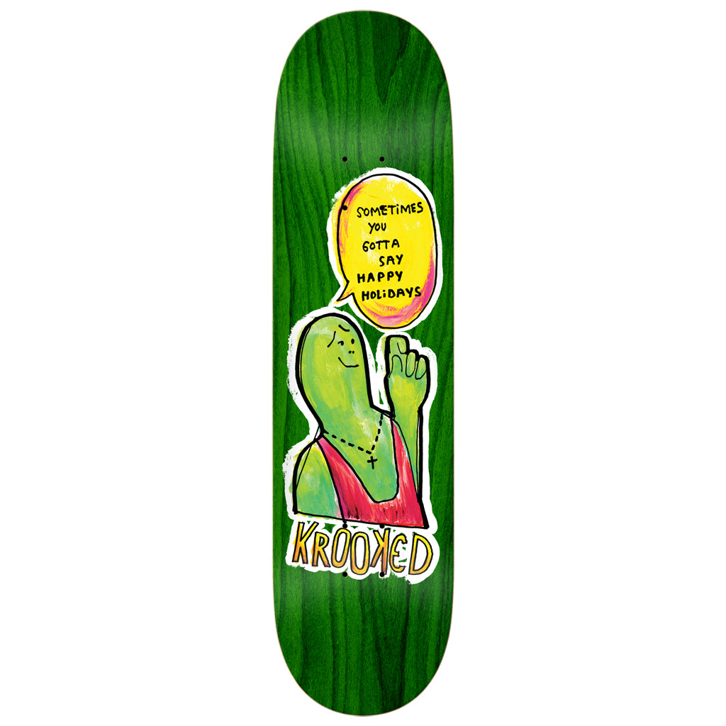 KROOKED SOMETIMES HOLIDAY BOARD (8.38&quot;) - The Drive Skateshop