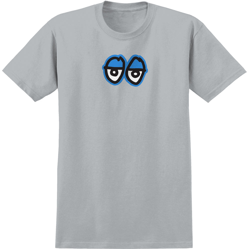 KROOKED EYES LG SS T-SHIRT SILVER/BLUE