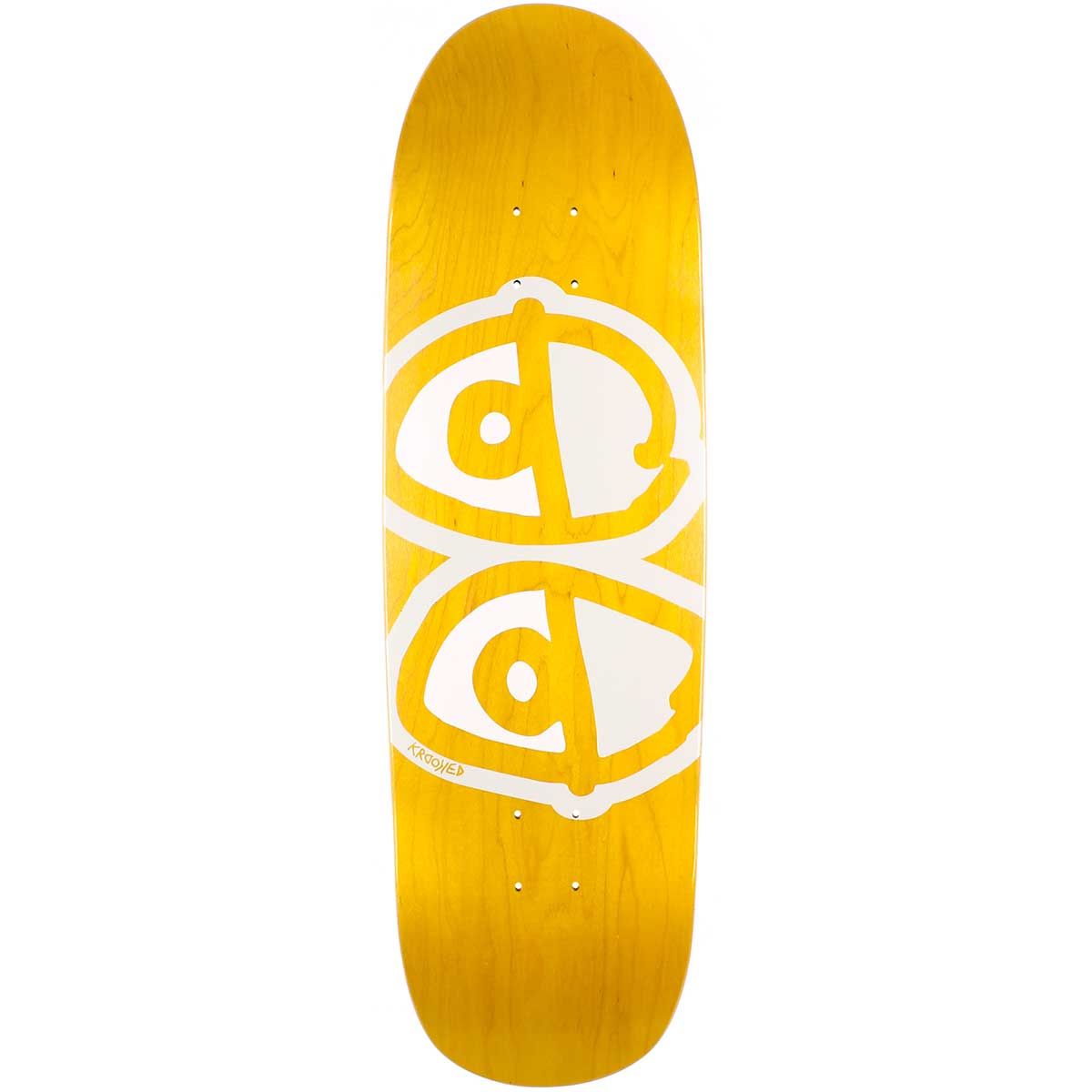 KROOKED DECK - TEAM EYES SHAPED (9.3&quot;) - The Drive Skateshop