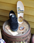 STATE FOOTWEAR X THE DRIVE SKATE SHOP PACIFICA CUP SOLE BLACK/BLACK - The Drive Skateshop