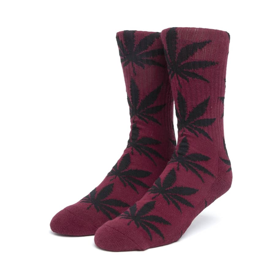 HUF PLANTLIFE SOCKS MERLOT - The Drive Skateshop