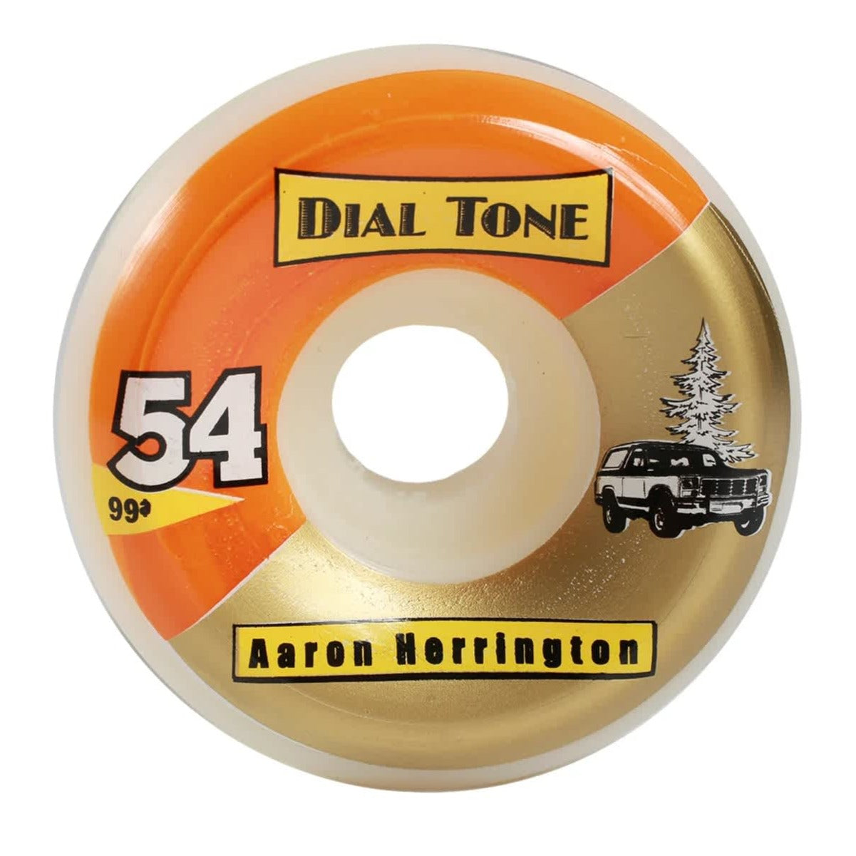 DIAL TONE WHEELS HERRINGTON GOOD TIMES CONICAL 99A (54MM) - The Drive Skateshop