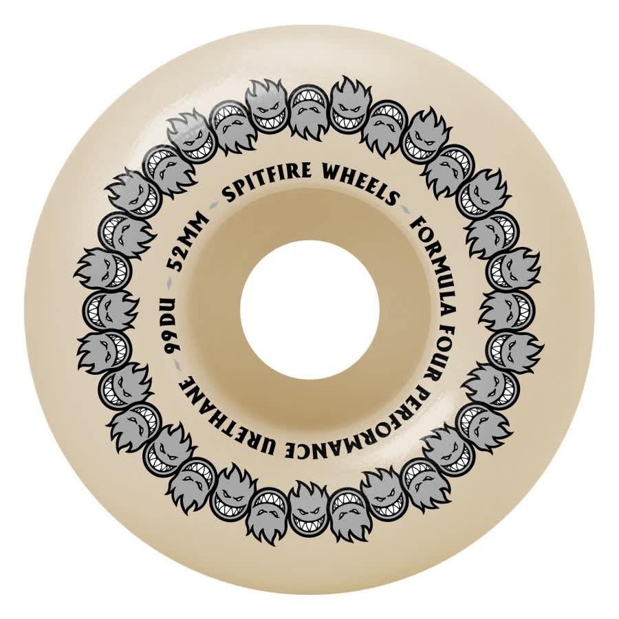 SPITFIRE WHEELS FORMULA 4 CLASSICS REPEATERS NATURAL 99A (52MM)