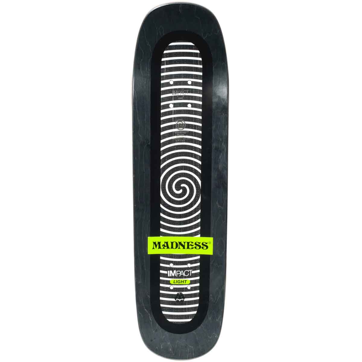 MADNESS DECK - SAM BECKETT BACK GRAB IMPACT LIGHT SHAPED WHITE (8.75&quot;) - The Drive Skateshop