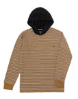 DARK SEAS CARSON KNIT BROWN/NAVY
