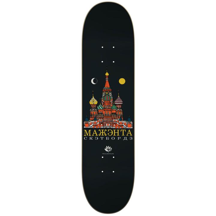 MAGENTA DECK - MOSCOU VISUAL TRAVELLING COLLAB (8.25") - The Drive Skateshop