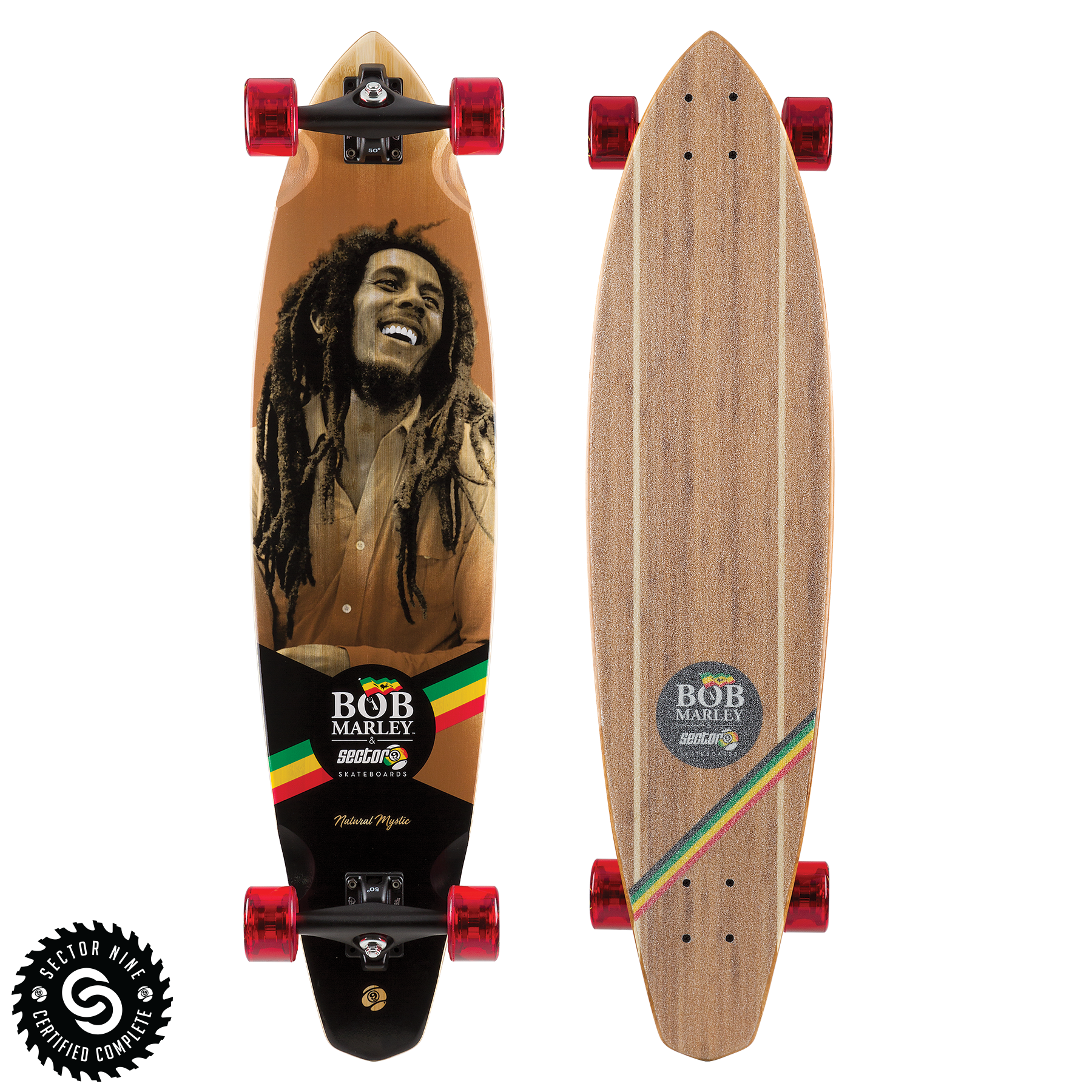 SECTOR 9 X BOB MARLEY NATURAL MYSTIC COMPLETE 38.5" (Scratch sale) - The Drive Skateshop