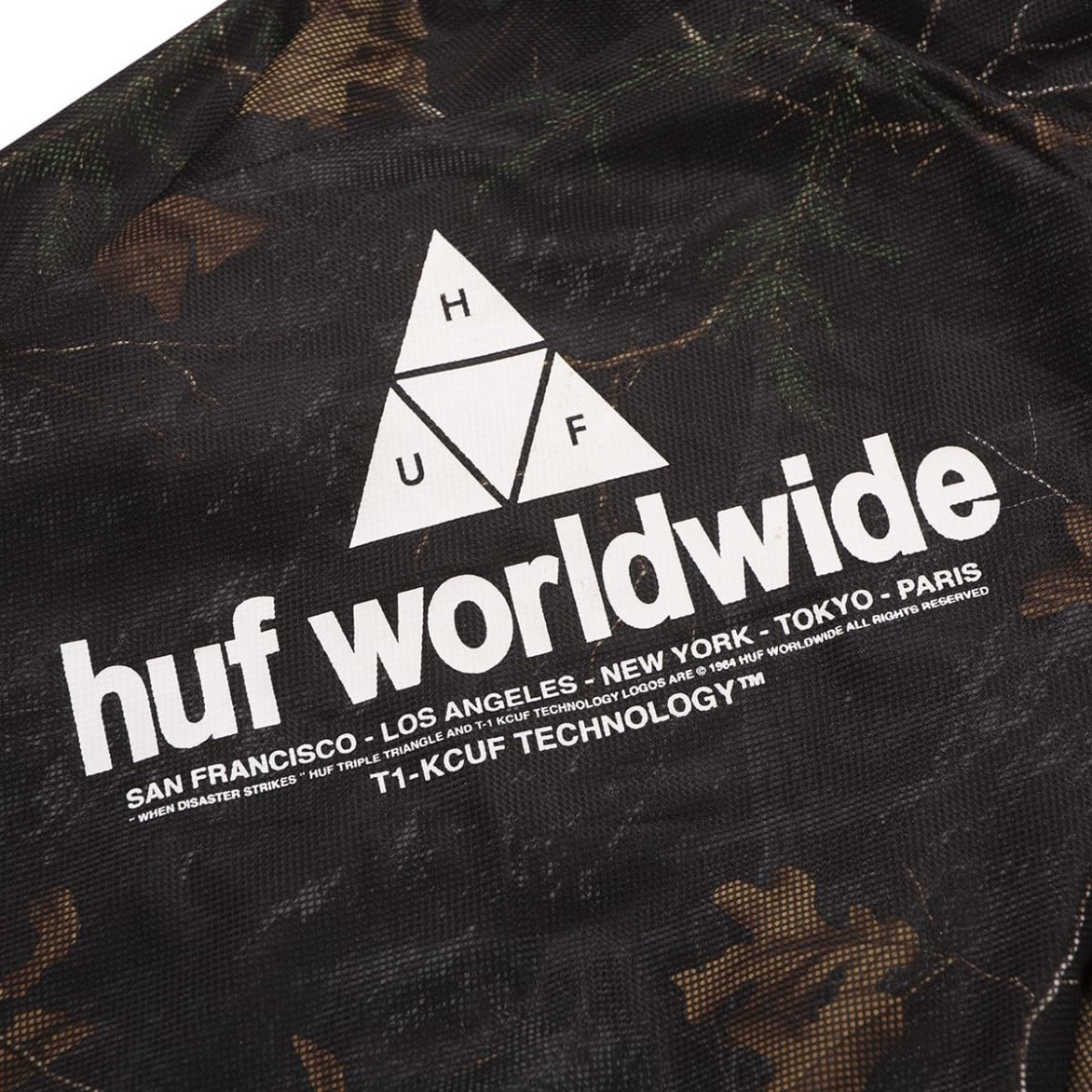 【HUF】 Network Lightweight Realtree Black HUF NETWORK LIGHTWEIGHT JACKET REALTREE BLACK – The Drive