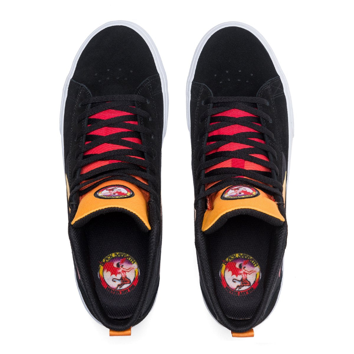 LAKAI X BLACK SABBATH NEWPORT HI BLACK SUEDE - The Drive Skateshop