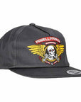 POWELL PERALTA CAP SNAPBACK - WINGED RIPPER CHARCOAL - The Drive Skateshop