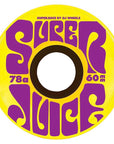 OJ WHEELS SUPER JUICE CRUISER WHEELS YELLOW 78A (60MM) - The Drive Skateshop