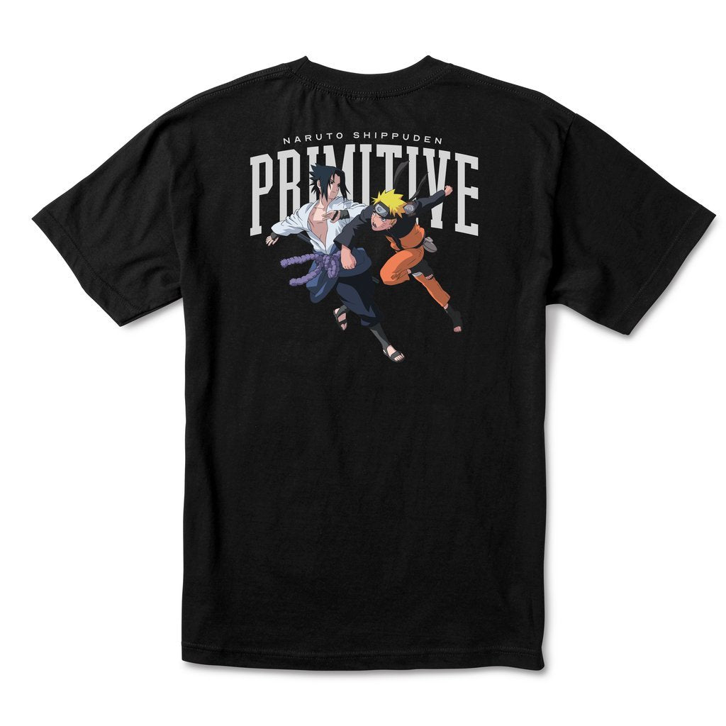 PRIMITIVE X NARUTO T-SHIRT VERSUS BLACK - The Drive Skateshop