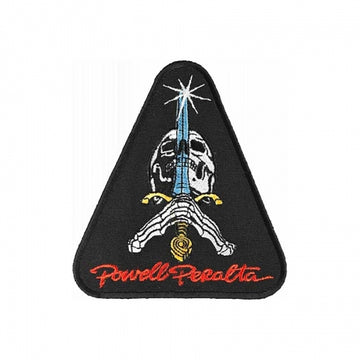 POWELL PERALTA PATCH - SKULL AND SWORD - The Drive Skateshop