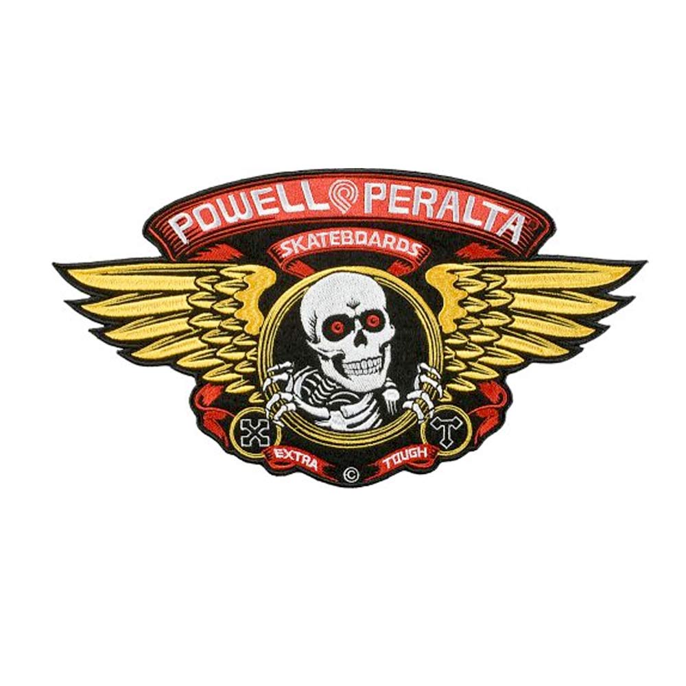 POWELL PERALTA PATCH - WINGED RIPPER - The Drive Skateshop