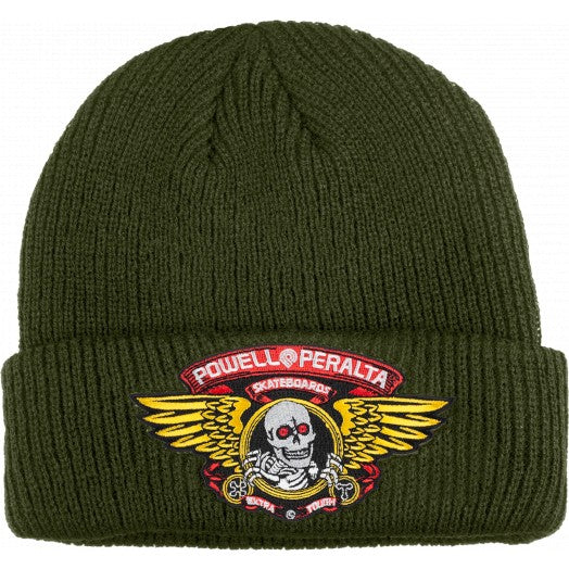 POWELL PERALTA BEANIE - WINGED RIPPER - The Drive Skateshop