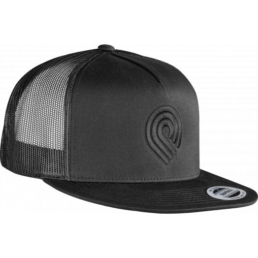 POWELL PERALTA CAP - TRIPLE P TRUCKER BLACK - The Drive Skateshop