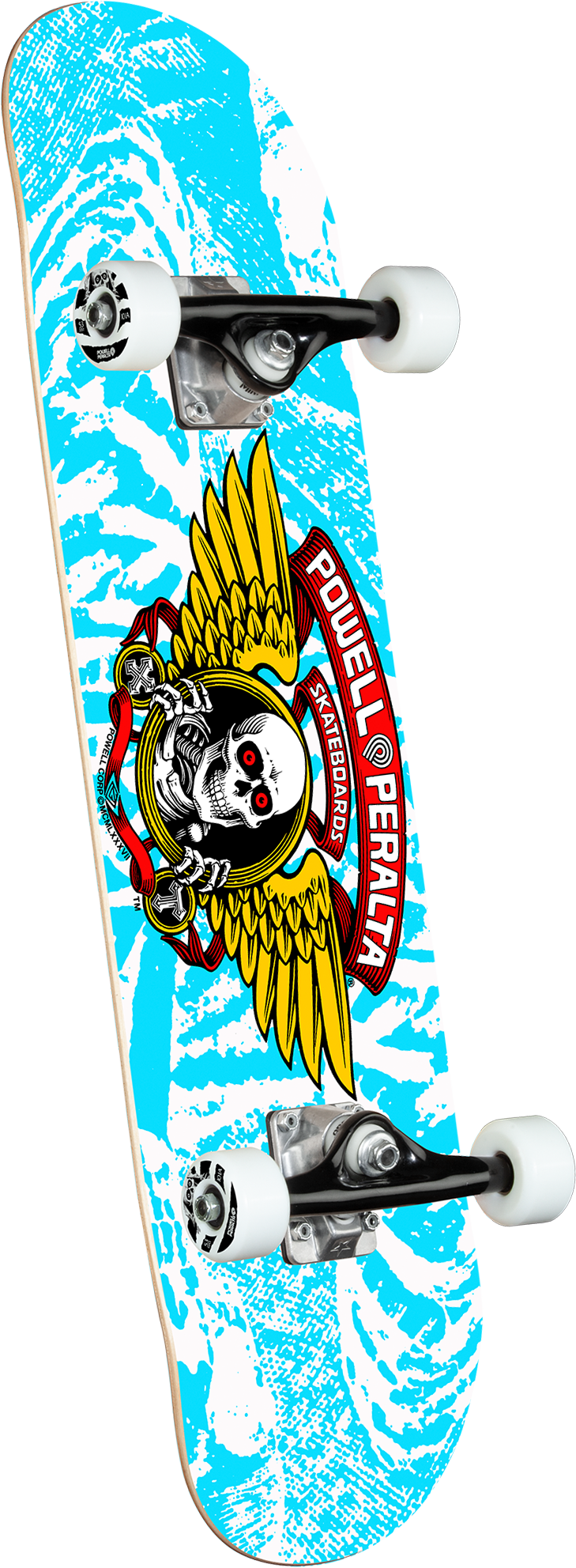 POWELL PERALTA WINGED RIPPER COMPLETE WHITE BLUE (8&quot;)