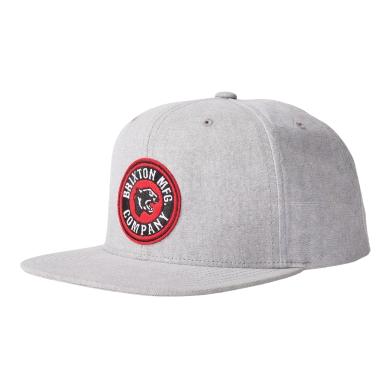 BRIXTON FORTE CROSSOVER SNAPBACK GREY - The Drive Skateshop