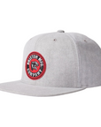 BRIXTON FORTE CROSSOVER SNAPBACK GREY - The Drive Skateshop