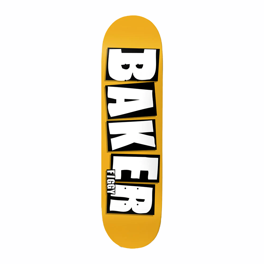 BAKER DECK FIGGY BRAND NAME MUSTARD B2 (8.5") - The Drive Skateshop