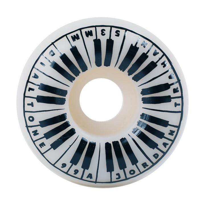 DIAL TONE WHEELS - TRAHAN PIANO MAN ROUND CUT 99A (53MM) - The Drive Skateshop
