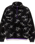HUF QUAKE SHERPA QUARTER ZIP BLACK