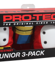 PRO-TEC - JUNIOR 3-PACK PADS RETRO - The Drive Skateshop