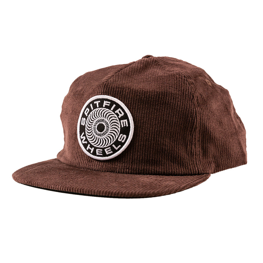 SPITFIRE CLASSIC 87 SWIRL SNAPBACK BROWN CORD - The Drive Skateshop