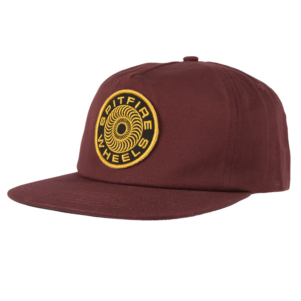 SPITFIRE CLASSIC 87 SWIRL PATCH SNAPBACK BROWN/GOLD