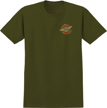 SPITFIRE GONZ FLYING CLASSICS TEE MILITARY GREEN
