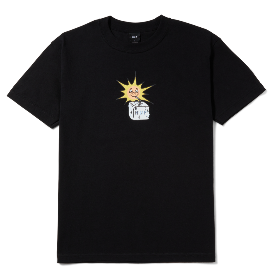 HUF SIPPIN SUN S/S TEE BLACK