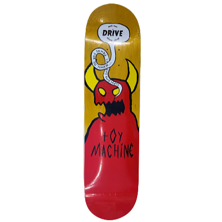 TOY MACHINE X THE DRIVE DECK - SKETCHY MONSTER (8") - The Drive Skateshop