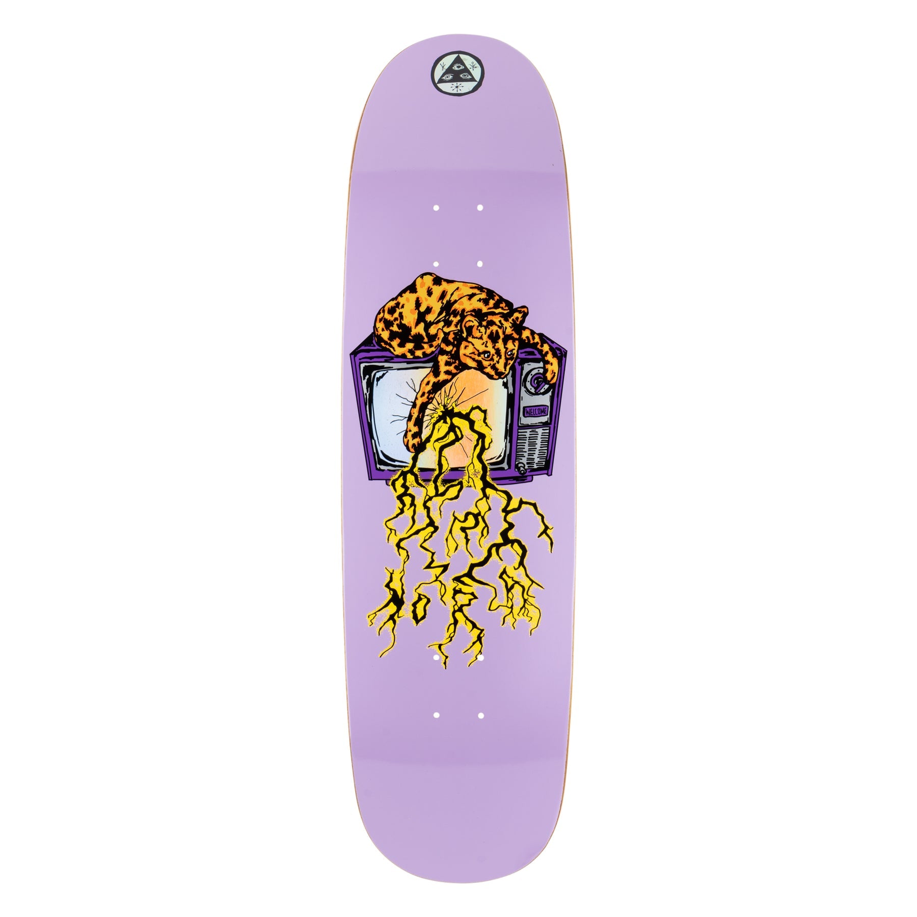 WELCOME DECK NORA STATIC LAVENDER - SPHYNX SHAPE (8.8")  