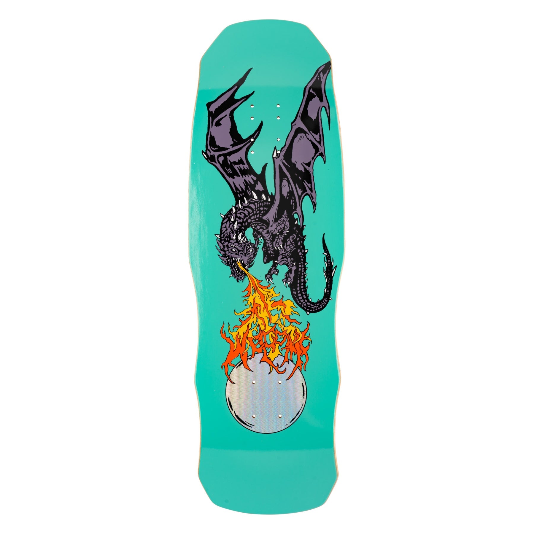 WELCOME DECK FIREBREATHER TEAL (9.75&quot;)