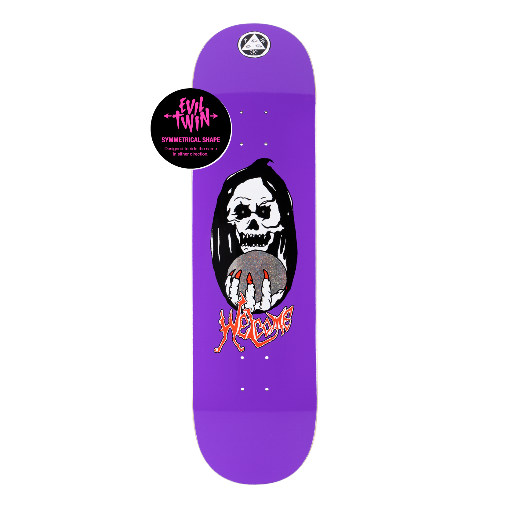 WELCOME DECK - CLAIRVOYANT EVIL TWIN (8.5&quot;) - The Drive Skateshop