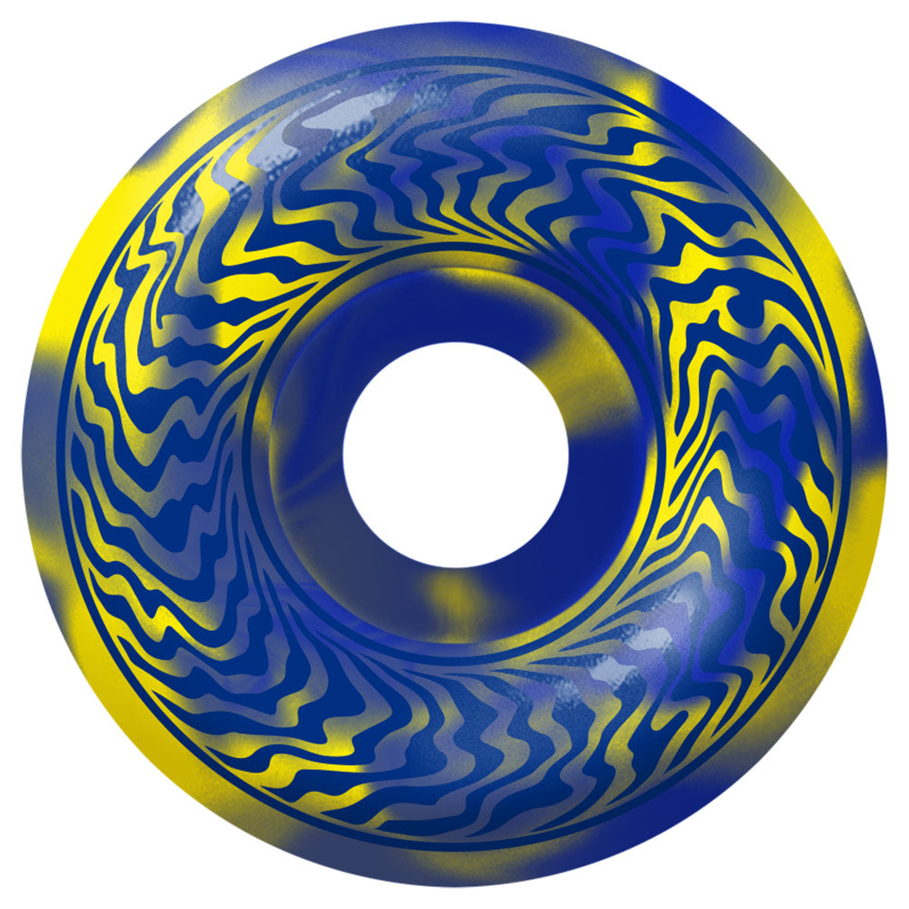 SPITFIRE WHEELS FORMULA FOUR SWIRLED CLASSIC YELLOW/BLUE 99A (54MM)